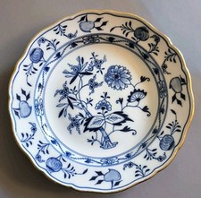 Meissen Teller Original Zwiebelmuster Goldrand 21 Ø 1