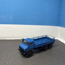 Roco Unimog U 2450 L 6x6 Pritsche blau Nr. 1736 - 1:87 -