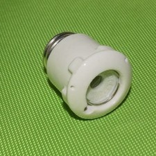 2x Porzellan Schraubkappe für Sicherungseinsatz DII E27 2-25A Prüfloch 