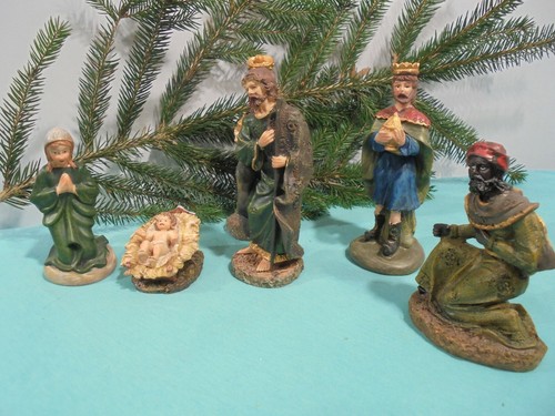 Krippenfiguren familie 3 - hl.,