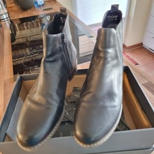 Damen Gabor Stiefeletten Gr 44 3/4 / 10  eher Gr 45 Weite H Schwarz neu