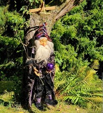 Sehr große detailierte Marionette Zauberer Merlin Magier 120cm!! Unikat !?