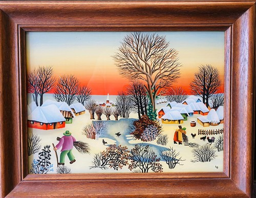 Hinterglasbild naive