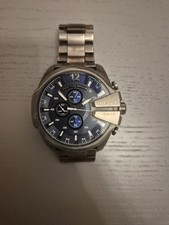 Diesel 10 bar uhr Herren silber