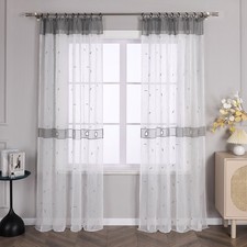 Gardinen Stores Bestickt