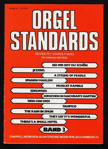 Orgel standards band für - band, 2