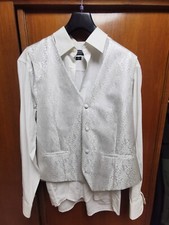 Weste mit Einstecktuch von Wilvorst ohne Plastron mit Hemd