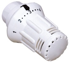 Thermostatkopf Nullstellung Frostschutz Heizung Thermostat Klemmanschluss weiß