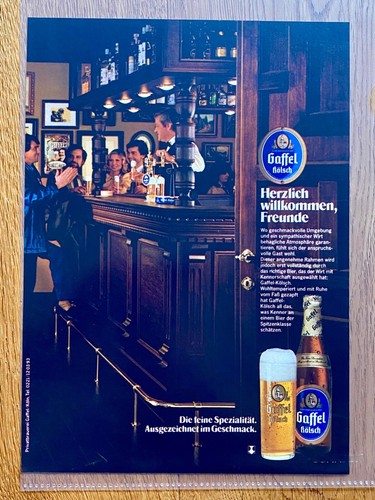 1982 gaffel kölsch bier köln - bier,