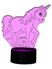 3D LED Lampe  Kinderlampe RGB