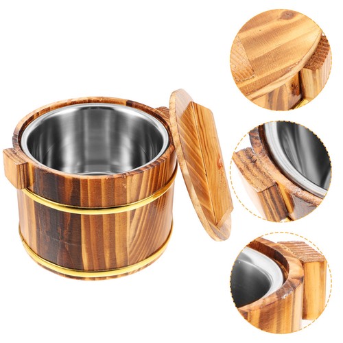 Reusable wooden steamer rice - steamer,