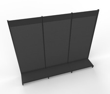 Wandregal Metallregal 280x100 cm (HxB) Kioskregal Supermarktregal Baumarktregal