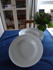 6 Stück XL-Pasta-Teller weiss