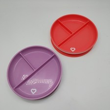 Munchkin Stay Put Divided Plates| Kids Divided Plate Set| Baby & Toddler Plate w
