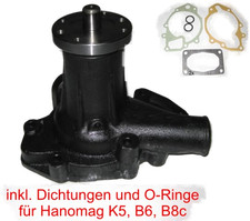 Wasserpumpe Neu für Hanomag® Baumaschinen B6, B8c, K5