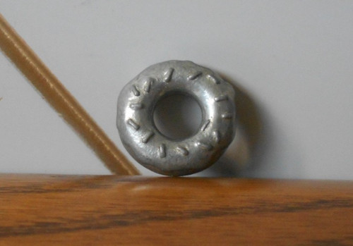 Donut metal monopoly token - metal,