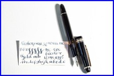 1955er BBB Gold Feder MONTBLANC MASTERPIECE 142 G KOLBEN FÜLLER 14K flex
