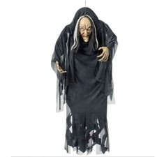 HALLOWEEN DEKO HEXE MIT BUCKEL