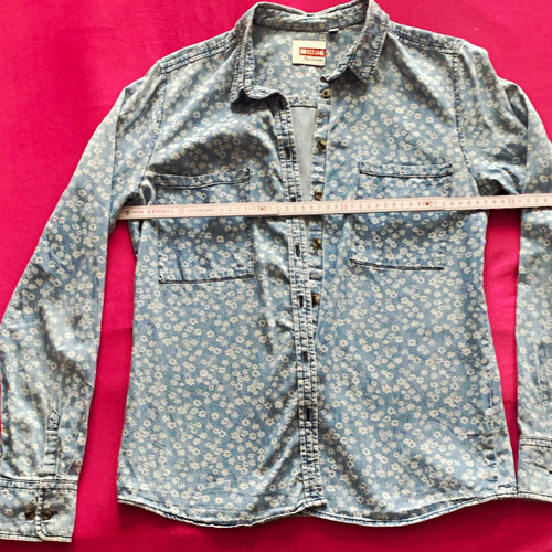 Mustang damen denim - denim, hemd