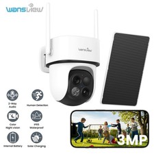 Wansview 360°FUNK WLAN WIFI IP NETZWERK CAMERA Outdoor AUßEN ÜBERWACHUNGSKAMERA