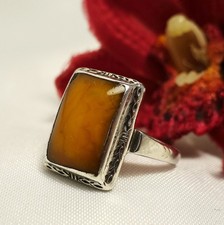 Butterscotch bernstein ring - bernstein,