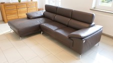 Ledersofa L-Form