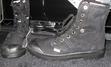 Sneaker Stoff Schnür Schuhe Gothic Punk EMO Größe 38