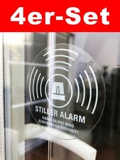 4x STILLER ALARM ABUS Scheiben