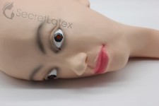 LATEX WEIBLICHE MASKE KOSTÜM