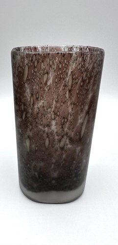 Vase glas glaskunst satiniert - glas,