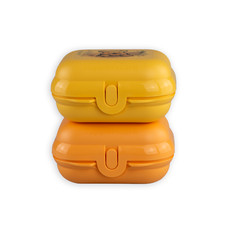 TUPPERWARE Twin Winnie Pooh Motive Gr. 1 Gelb + Gr. 1 Orange Bär/Tigger