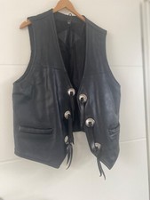 Biker Lederweste Rosetten von Harley Davidson