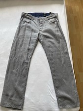 Leinenhose Hellgrau Jeanslook