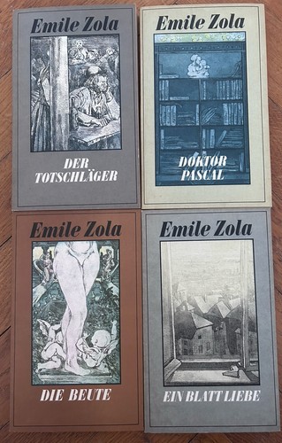 Konvolut bände emile zola - 4,
