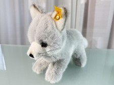 Steiff Tier 081552 Wolf Dolly 19 x 30 cm. Top Zustand  