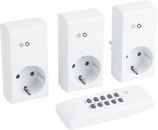 Meister Funksteckdosen-Set 4-teilig Funkschalt Funk-Fernschalter