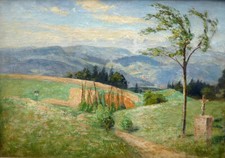 Gemälde:  weite Landschaft