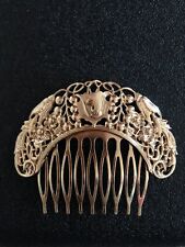 Peinetilla/ Peineta Metálica  color Dorada. Trajes Regionales O Remate Peinado