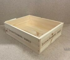 Weinkiste Holz 3er Kiste Deko Wein Shabby Regal Luciano Sandrone Barolo Piemont