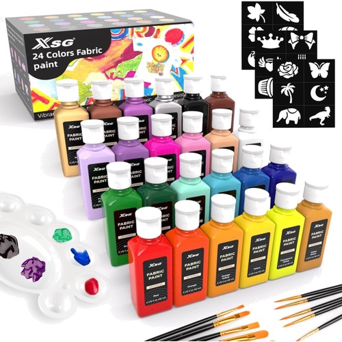 Stoffmalfarben set farben - stoffmalfarben, 24