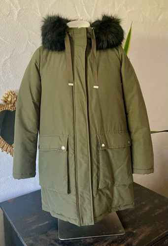 Zara damen parka mantel lang - zara,