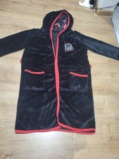 Primark 11-12 Jahre schwarz rot Star Wars Morgenmantel Bademantel OHNE BINDEN