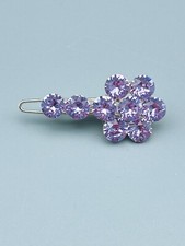 Haarclip mit Swarovski® Kristall Blumen Haarspange Damen Geschenk Neu