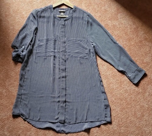 Longbluse blusenkleid gr - h&m, longbluse/blusenkleid
