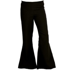 Schlaghose Damen schwarz 70er