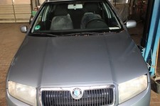 Motorhaube ( Ohne Kühlergrill ) Skoda Fabia 1.4 16V 6Y Farbe Grau ( 9151 )