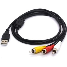 USB-Cinch Kabel Adapter