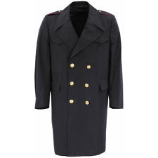 Original Italienischer Marinemantel Zweireiher Ausgehmantel Wolle Futter Kapuze