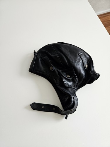 Retro lederhaube motorrad - retro,