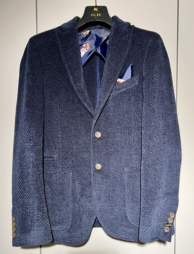 Blaues samt sakko - blaues, aus